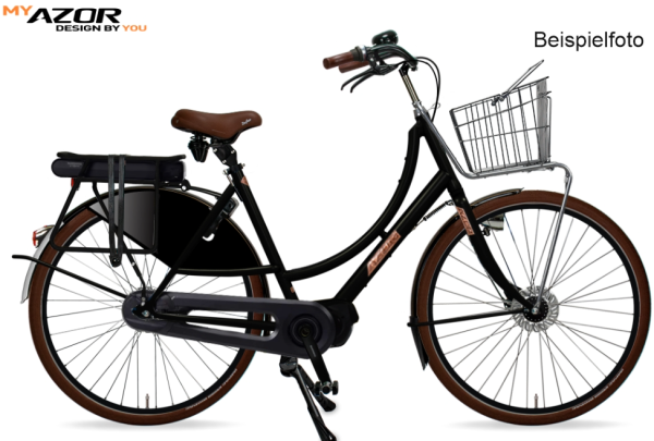 AZOR E-Bike Oma Pick up, Mittelmotor, 28 Zoll, 7 Gang, konfigurierbar